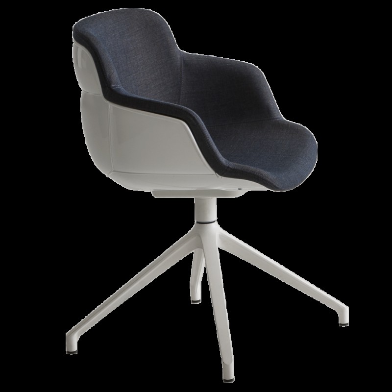 Choppy sleek cod.391-/IU πολυθρόνα 10-Black 72x72x80(45)cm