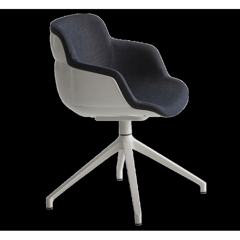 Choppy sleek cod.391-/IU πολυθρόνα 10-Black 72x72x80(45)cm