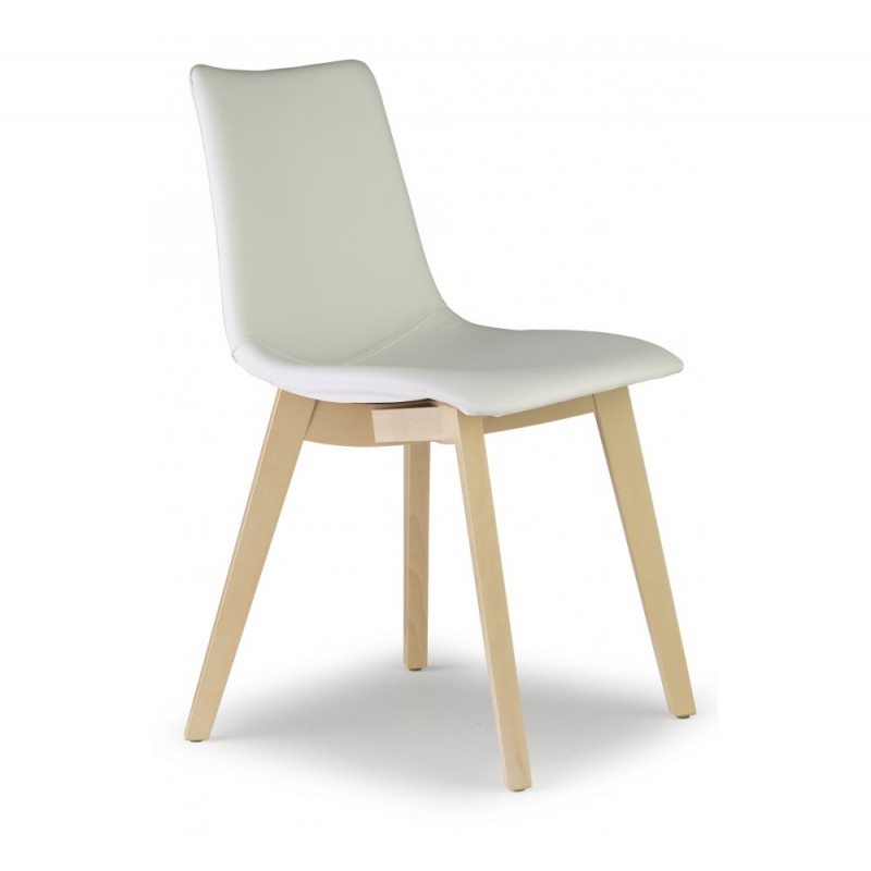 Natural zebra pop art.2806 καρέκλα FN 500 - Natural beech 48x51x82x(47)cm