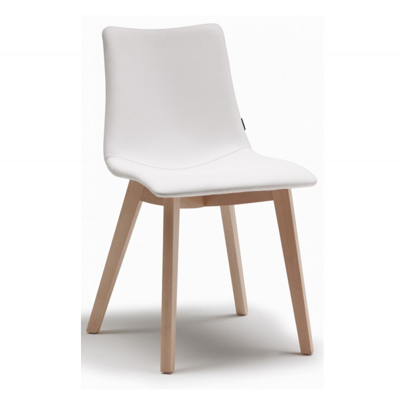 Natural zebra pop art.2806 καρέκλα FW 502 - Wenge stained beech 48x51x82x(47)cm  ελαχιστη παραγγελια 2 τμχ 