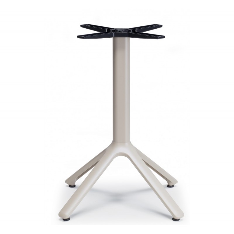 Nemo fixed βάση αλουμινίου art.5060 AV 10 - Matt white coated aluminium, embossed finish 51x51x73cm