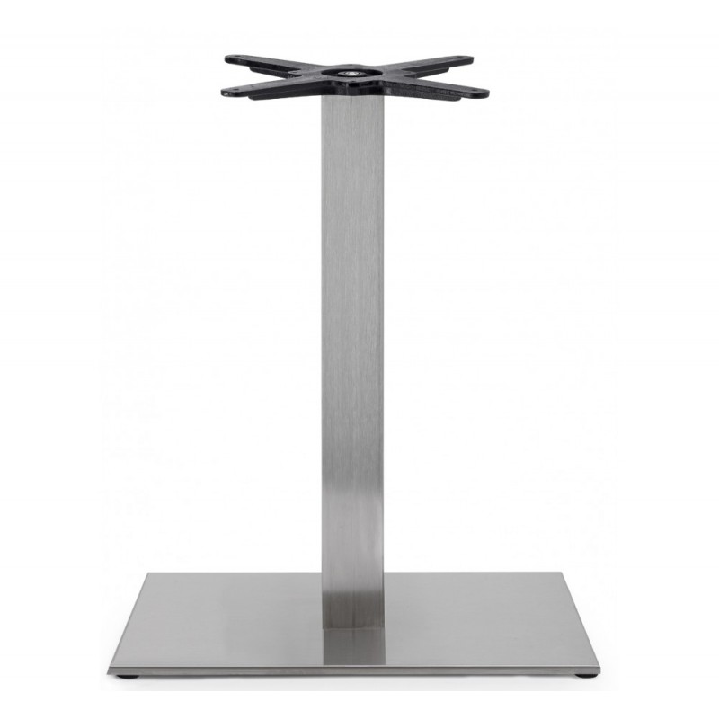 Tiffany μεταλλική βάση τραπεζιού art.5080 IL - Polished stainless steel 60x40x73cm