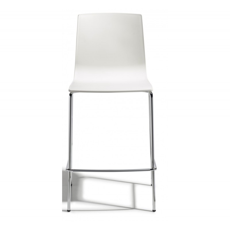 ALICE art.2576 σκαμπό bar H65 CR - Chromed steel 47x50x100(65)cm