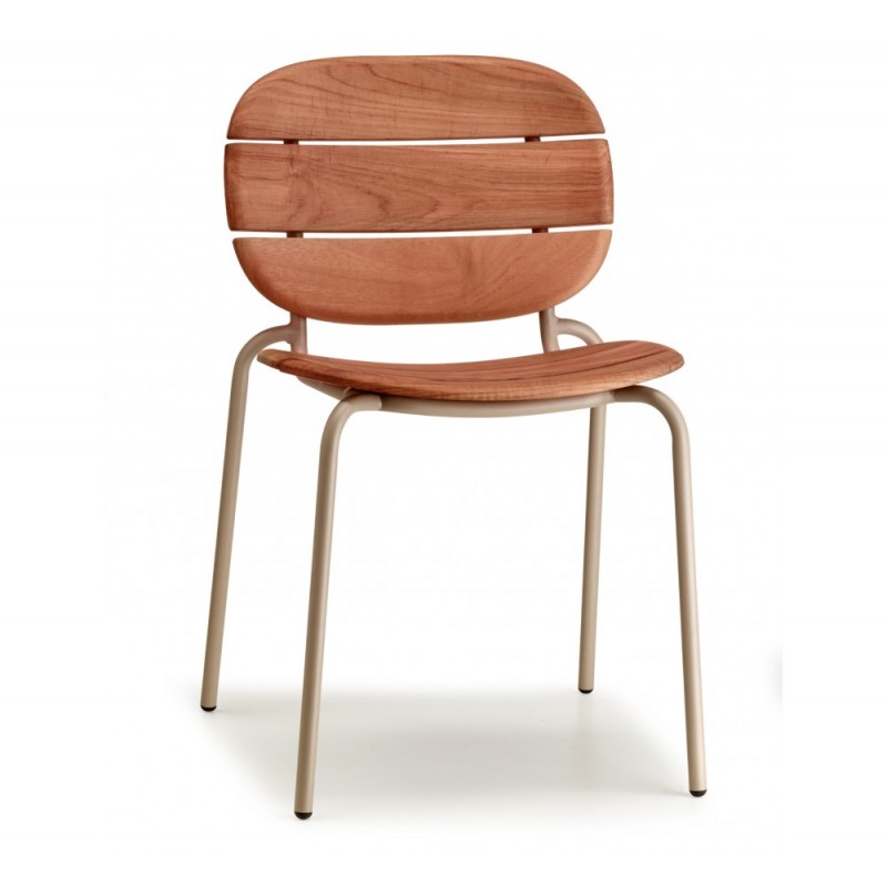 SISI art.2515 μεταλλική καρέκλα ZA - Zinc and matt anthracite coated, embossed finish 50x55x80(45)cm