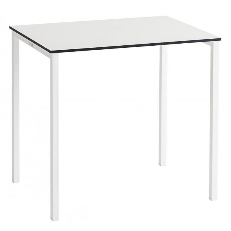 Claro Slim τραπέζι με επιφάνεια laminate λευκό  60x120x75cm
