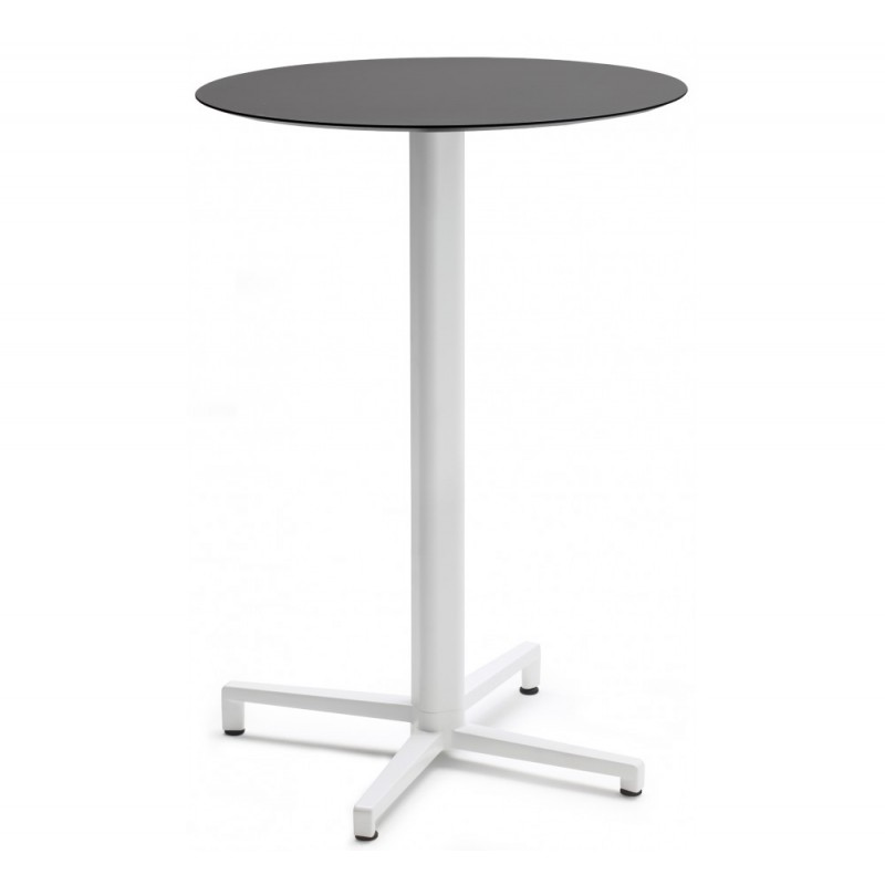 Domino art.5147 βάση αλουμινίου fixed AV 10 - Matt white coated aluminium, embossed finish 54x49x109cm