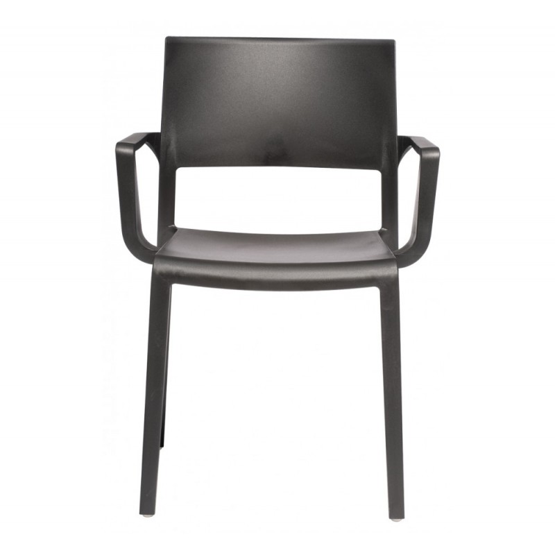 Lilibet πολυθρόνα technopolymer 00-White 59x52x82(65.5/46)cm