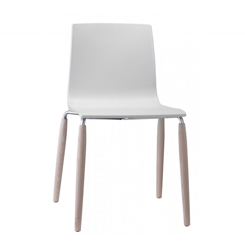 Natural alice art.2823 καρέκλα FW 502 - Wenge stained beech 51x52x81(47)cm