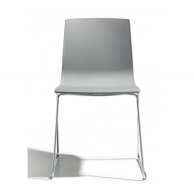 ALICE art.2677 μεταλλική καρέκλα CR - Chromed steel 53x51x80(44)cm