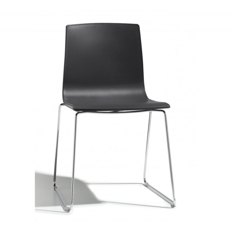 ALICE art.2677 μεταλλική καρέκλα CR - Chromed steel 53x51x80(44)cm