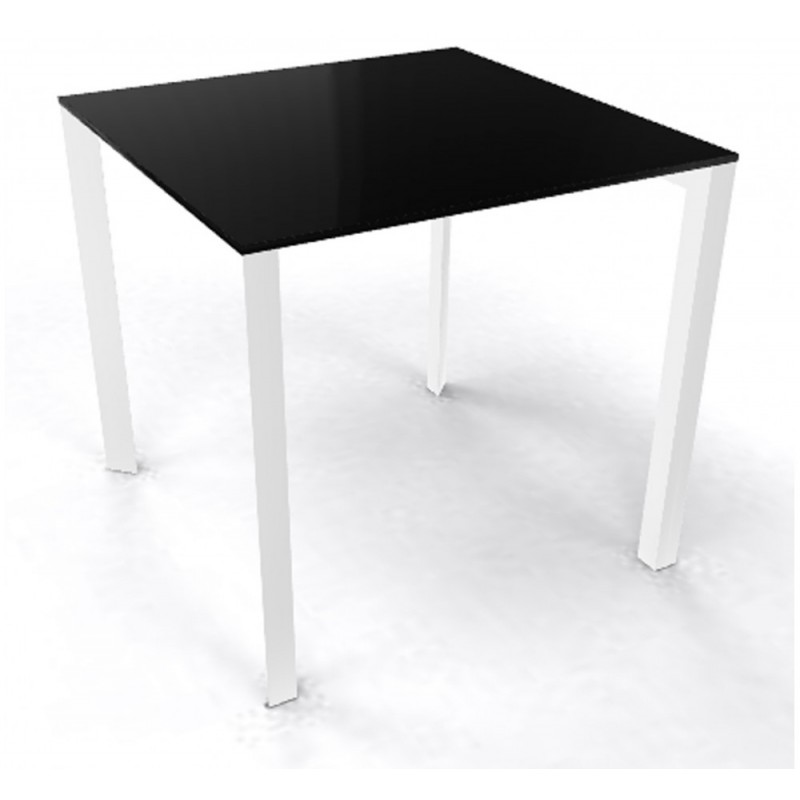 Profilo τραπέζι compactop 80x80x75cm Επιφάνεια από επιτραπέζιο πλαστικοποιημένο με βαμμένο μεταλλικό σκελετό  λευκο χρωμα   Κωδικός : 16388-67294