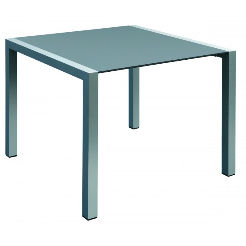 Space τραπέζι 80x80x75cm  Compactop με αλουμίνιο  Κωδικός : 16446-68117