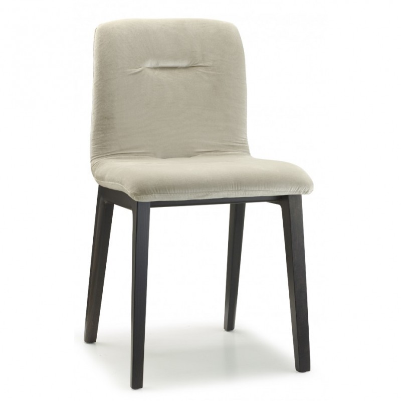 Natural alice pop art.2849 ξύλινη καρέκλα F1 FS 501 - Bleached beech 46x51x84(51)cm