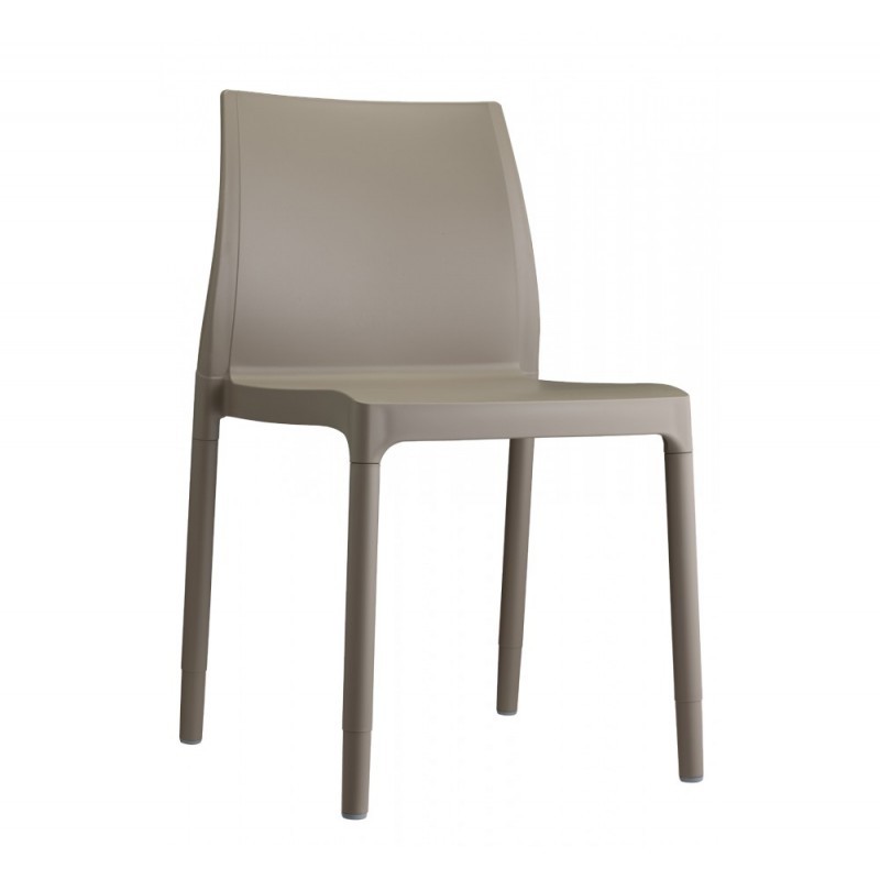 Chloe trend mon amour art.2638 καρέκλα αλουμινίου 82 - Light grey 49x51x83(47)cm