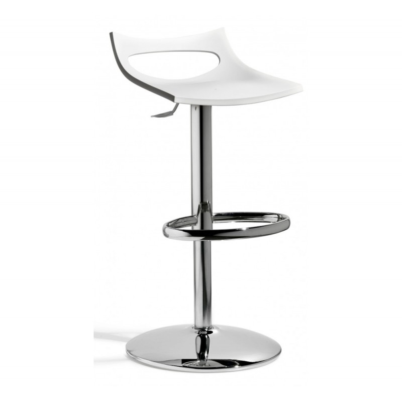 Diavoletto art.2220/04 μεταλλικό σκαμπό 81 - Anthracite Ø44x66/92(54/79)cm