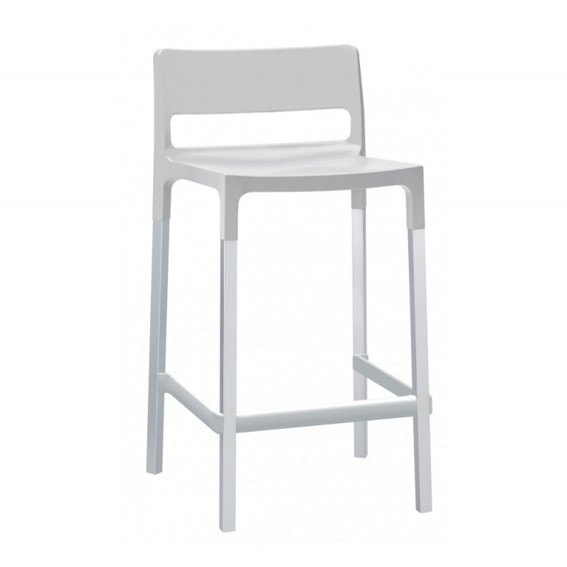 Divo art.2226/31 σκαμπό αλουμινίου (h65) 60 -Blu 50x44x88(65)cm