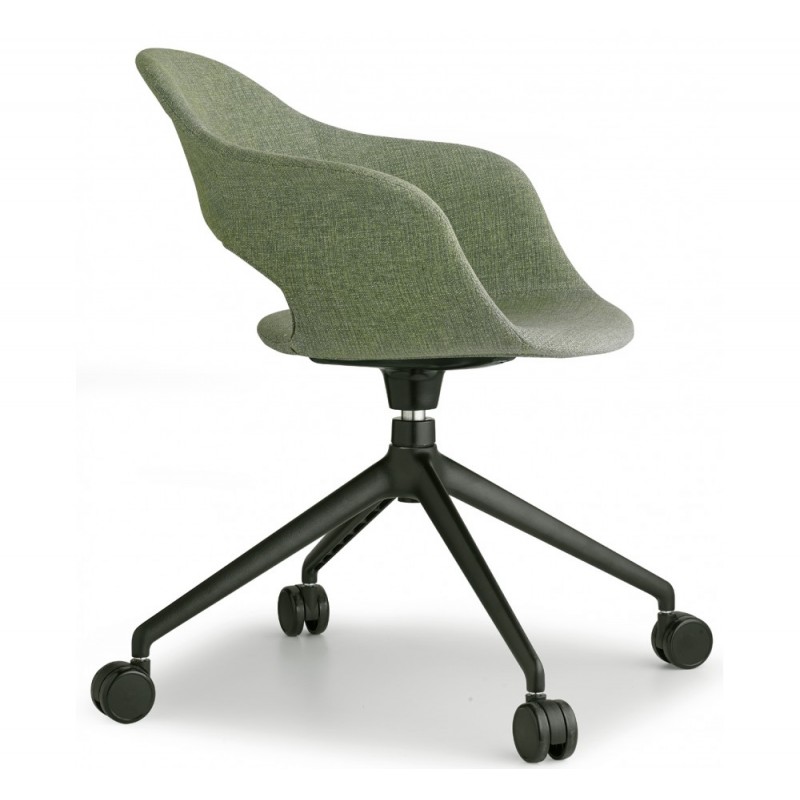 Lady B pop art.2598 μεταλλική πολυθρόνα TX - FABRIC STANDARD 57x65x65(82/45)cm - κυπαρίσσι ύφασμα  