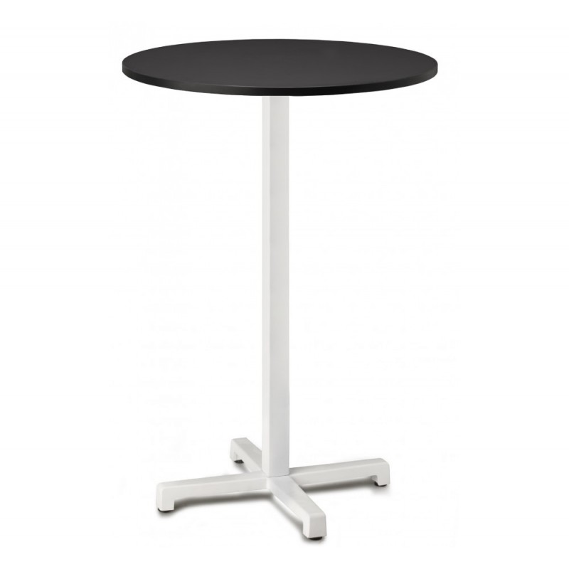 Cross art.5095 μεταλλική βάση τραπεζιού VB - Zinc and matt white coated steel, embossed finish 55x55x109cm