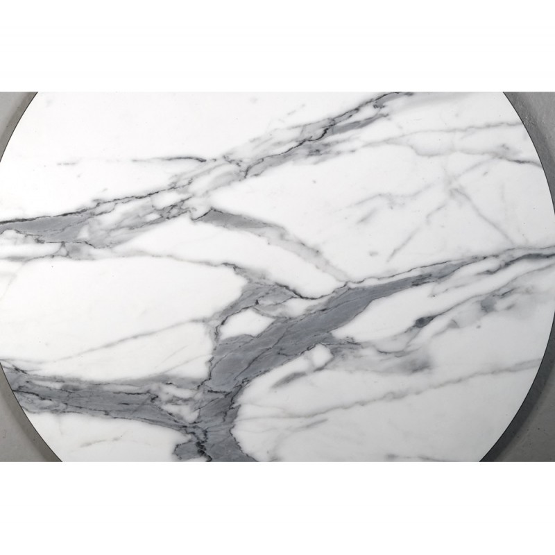 Επιφάνεια HPL Carrara marble effect 572 Ø70cm