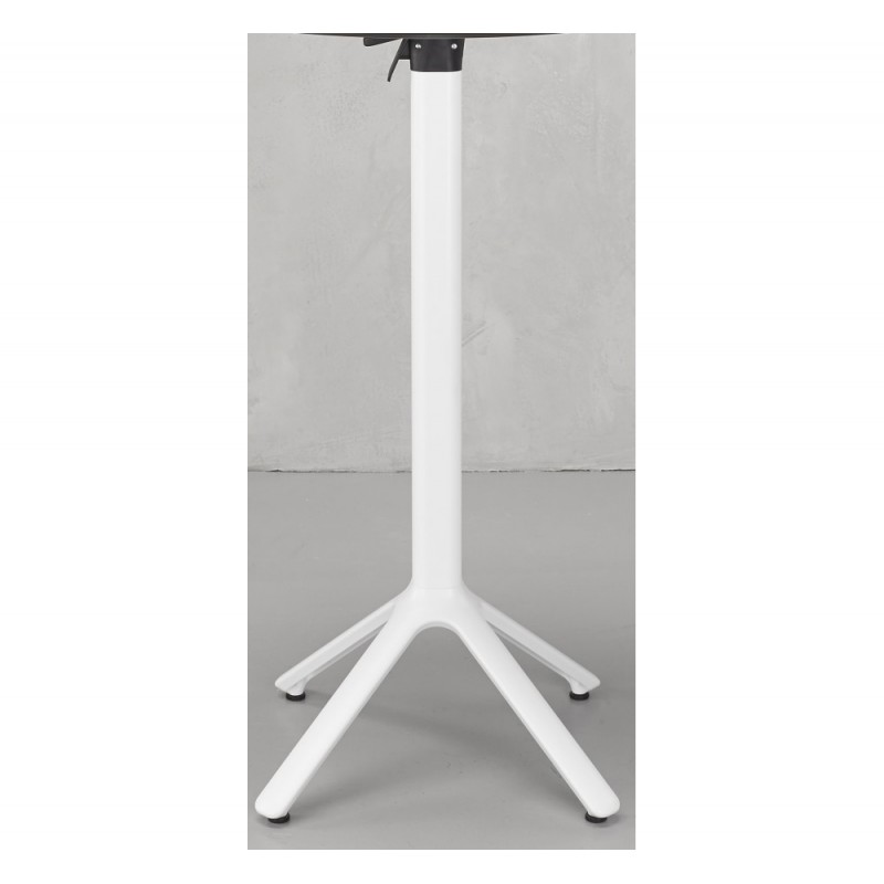 Nemo art.5075 πτυσσόμενη βάση τραπεζιού αλουμινίου AV 10 - Matt white coated aluminium, embossed finish 51x51x109cm