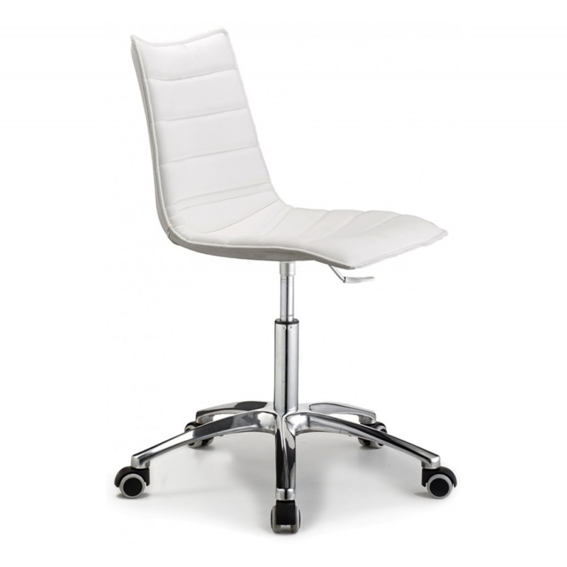 Zebra pop art.2644 μεταλλική καρέκλα T3 25-fire retardant 63x63x82-95(48-61)cm -ανθρακί ύφασμα 