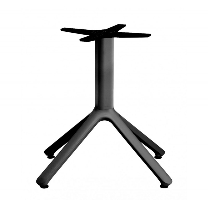 Nemo art.5067 fixed βάση τραπεζιού αλουμινίου AV 10 - Matt white coated aluminium, embossed finish