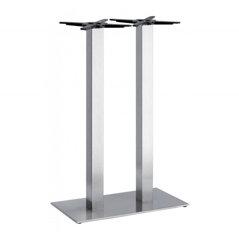 Tiffany art.5083 μεταλλική βάση τραπεζιού VN - Matt black coated steel, embossed finish 75x40x109cm