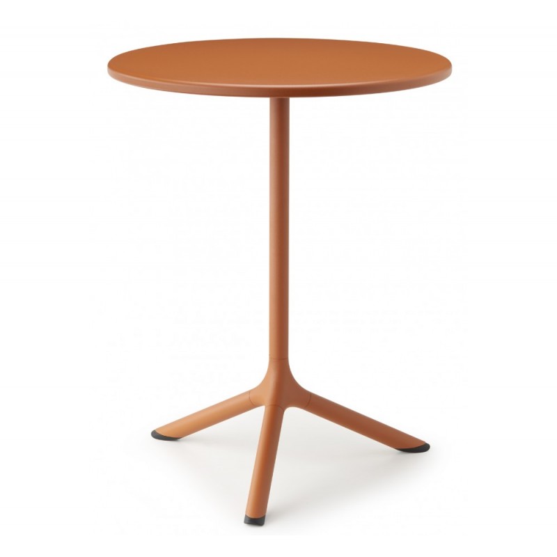 Tripe art.5000 μεταλλική βάση τραπεζιού VO - Matt air-force blue coated steel, embossed finish Ø61x73cm