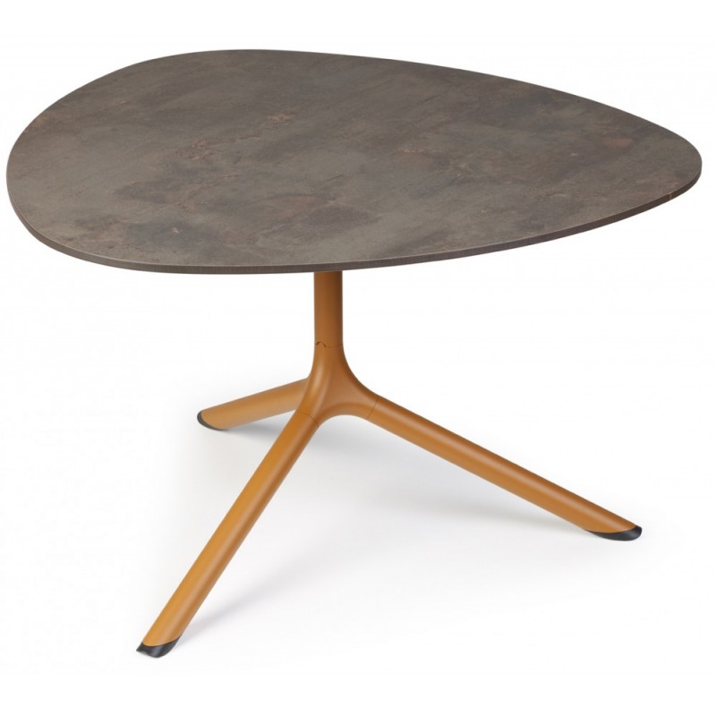 Tripe maxi art.5009 μεταλλική βάση τραπεζιού VB - Matt white coated steel smooth finish Ø79x50cm