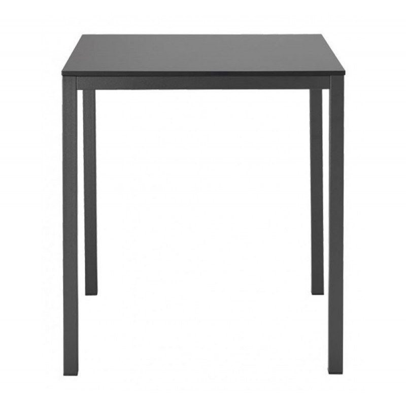 Mirto art.2421-3 τραπέζι 70x70x75 cm Σκελετός με επίστρωση χάλυβα χρωμα λευκό   - Compact laminate top 