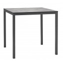 Mirto art.2421-3 τραπέζι 70x70x75 cm Σκελετός με επίστρωση χάλυβα χρωμα λευκό   - Compact laminate top 