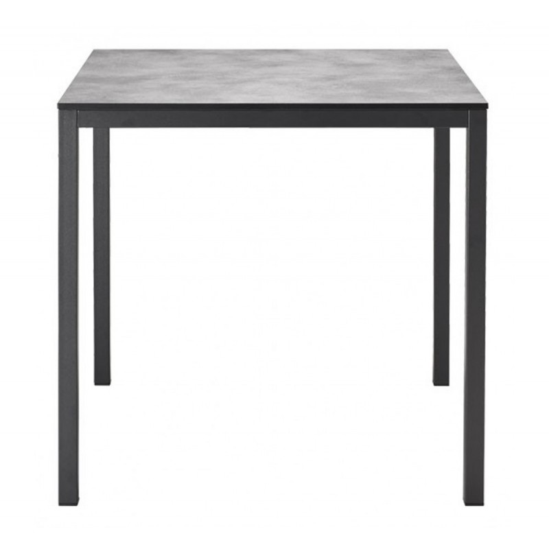 Mirto art.2421-3 τραπέζι 70x70x75 cm Σκελετός με επίστρωση χάλυβα χρωμα λευκό   - Compact laminate top 