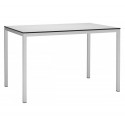 Mirto art.2421-3 τραπέζι 70x70x75 cm Σκελετός με επίστρωση χάλυβα χρωμα λευκό   - Compact laminate top 