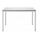 Mirto art.2421-3 τραπέζι 70x70x75 cm Σκελετός με επίστρωση χάλυβα χρωμα λευκό   - Compact laminate top 