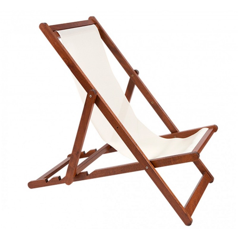 Sharp ξύλινη σεζλόνγκ Φυσικό 115x61cm