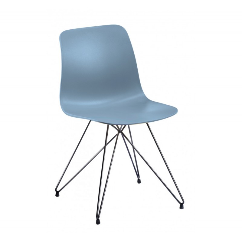 Unik 178TC καρέκλα technopolymer 98-Pale blue 45x45x80(45)cm