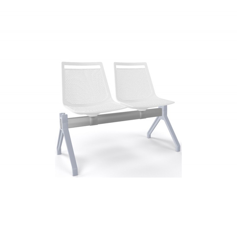 AKAMI PG σύστημα αναμονής cod191/PG2P 55-Mineral grey 2-θέσεων: 100x54,5x83.5cm διθεσιο 