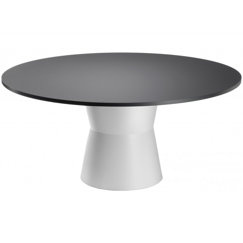 Nidaba τραπέζι technopolymer - laminate Ø120cm H75cm