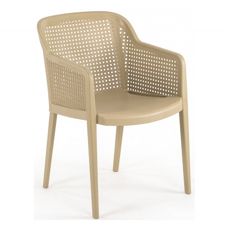 Octa πολυθρόνα Cement Grey 56x60x81(44)cm