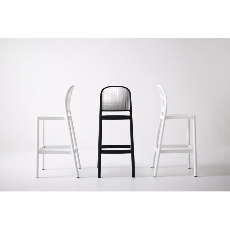 Panama σκαμπό bar 33-Orange 59x48x114(75)cm