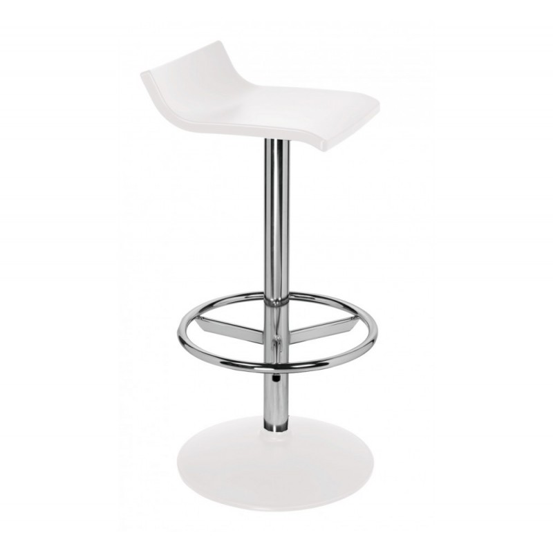 Square A/AV σκαμπό bar 14-Pearl grey 40x40x75cm