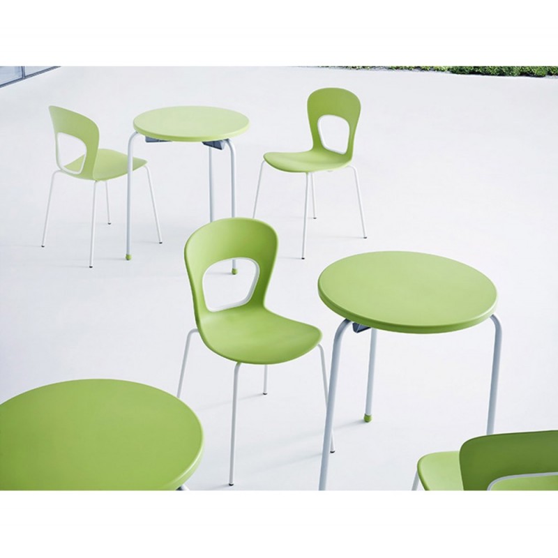 Timpt.Staky τραπέζι 80x80x75cm - μπλε χρωμα 