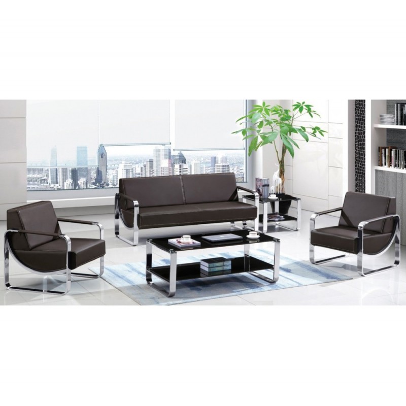 Limo set 3τμχ Μαύρο Καναπές: 180x78x83cm