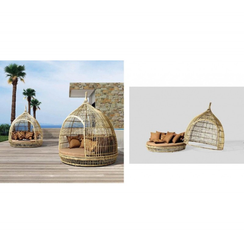 Cottage daybed White -grey 177x214cm