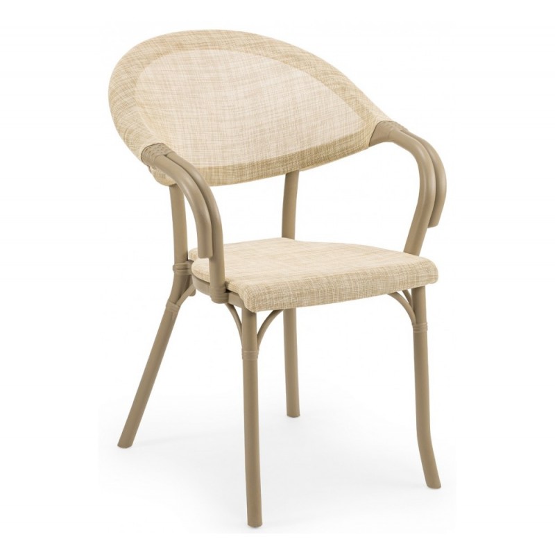 Flash -N πολυθρόνα Beige 43x57x83(44)cm