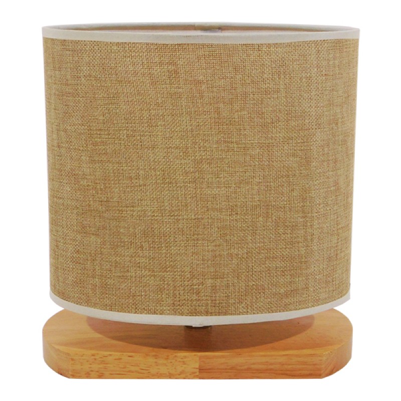 GLOBOSTAR® CHIARA 01241 Boho Επιτραπέζιο Φωτιστικό Πορτατίφ με Ντουί 1 x E27 AC 220-240V IP20 - Μπεζ - Μ25 x Π12 x Υ26cm