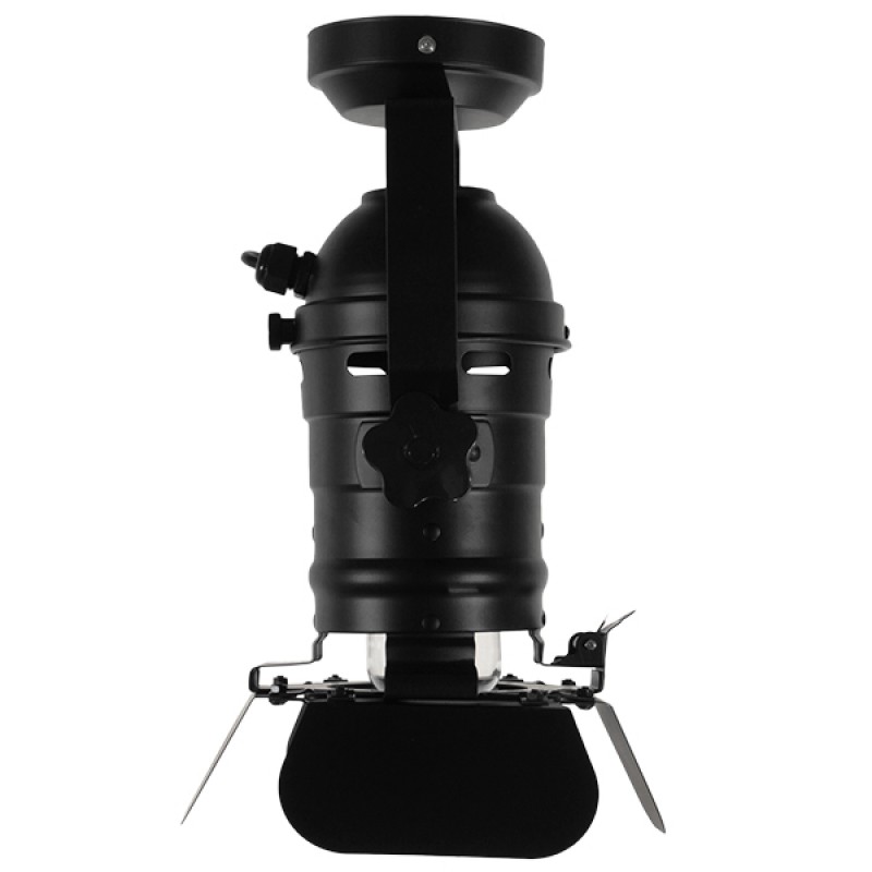 GLOBOSTAR® DETROIT 01372 Vintage Φωτιστικό Οροφής με Ντουί 1 x E27 AC 220-240V IP20 - Μαύρο - Μ26 x Π26 x Υ37cm