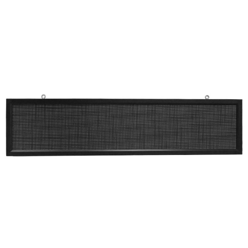 GLOBOSTAR® DISPLAY 90281 Κυλιόμενη Ψηφιακή Επιγραφή 160x32cm P10 Μονής Όψης LED AC 220-240V Αδιάβροχο IP65 Κόκκινο - WiFi Control μέσω FK APP - Αισθητήρας Θερμοκρασίας & Υγρασίας - Μ168 x Π9 x Υ40cm - 2 Χρόνια Εγγύηση