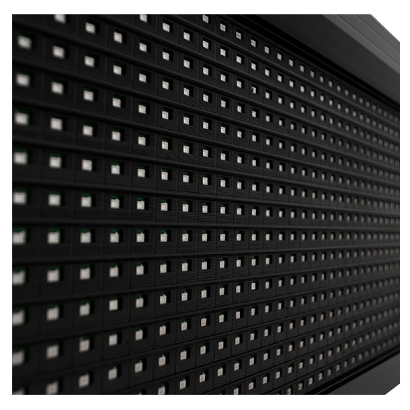 GLOBOSTAR® DISPLAY 90281 Κυλιόμενη Ψηφιακή Επιγραφή 160x32cm P10 Μονής Όψης LED AC 220-240V Αδιάβροχο IP65 Κόκκινο - WiFi Control μέσω FK APP - Αισθητήρας Θερμοκρασίας & Υγρασίας - Μ168 x Π9 x Υ40cm - 2 Χρόνια Εγγύηση