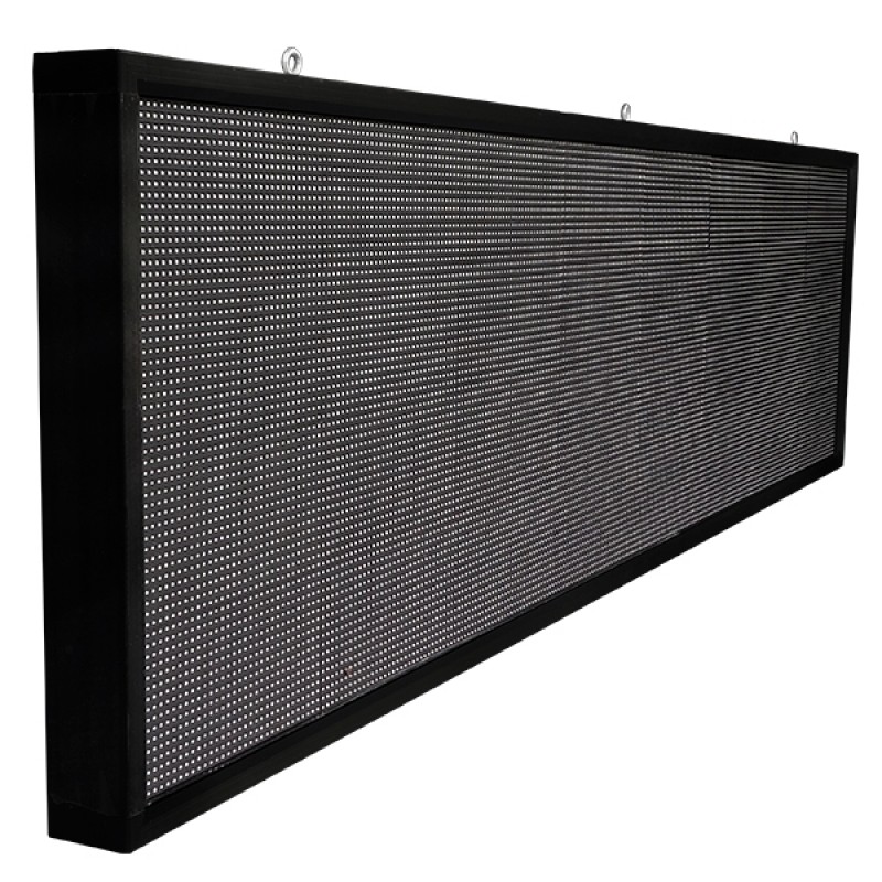 GLOBOSTAR® DISPLAY 90291 Κυλιόμενη Ψηφιακή Επιγραφή P10 Μονής Όψης LED AC 220-240V Αδιάβροχο IP65 Κόκκινο - WiFi Control μέσω FK APP - Αισθητήρας Θερμοκρασίας & Υγρασίας - Μ264 x Π9 x Υ72cm - 2 Χρόνια Εγγύηση